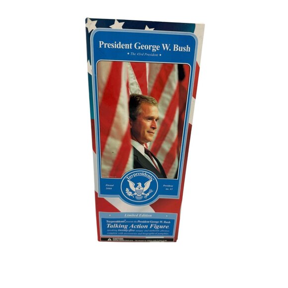 President George W. Bush Talking Action Figure 12" Limited Edition By Toypreside - Picture 1 of 6